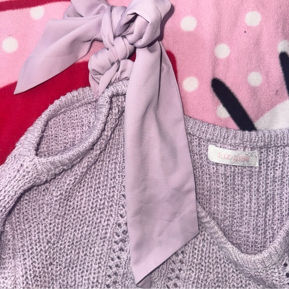 Liz Lisa Cold Shoulder Sweater - Picture 2 of 4